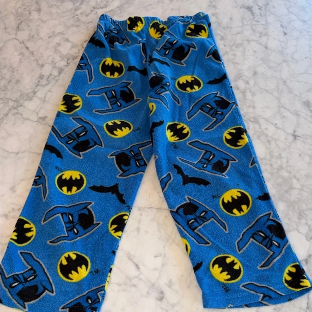 Carter's Kids Pajama Dinosaur Festive & Batman Bottoms Bundle  5/6Y